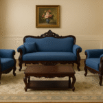 Maharaja Five Seater Rosewood Sofa Set