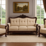 Rosewood Maharaja Five Seater Sofa Set