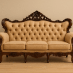 Rosewood Maharaja Three Seater Sofa